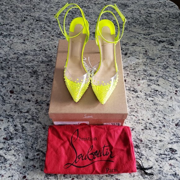 *SOLD* BNIB Christian Louboutin Spikaqueen 100mm - Picture 2 of 10